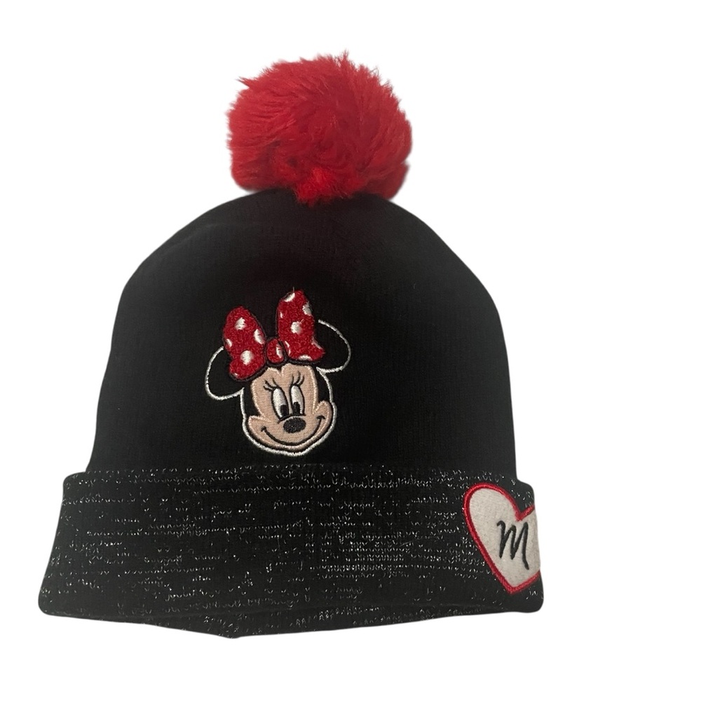 Minnie Mouse Black and Red Kids Beanie
